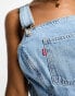 Фото #3 товара Levi's Shellsea vest top in blue denim wash with pocket