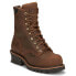 Фото #2 товара Chippewa Valdor 8 Inch Waterproof Composite Toe Work Mens Brown Work Safety Sho