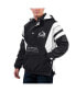 Фото #1 товара Куртка с капюшоном Starter мужская черного цвета Colorado Avalanche Home Team Half-Zip.