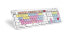 Фото #1 товара Logickeyboard LKB-PT-CWMU-UK - Full-size (100%) - Wired - USB - Mechanical - QWERTY - Multicolour