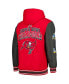 Фото #3 товара Men's Red, Pewter Tampa Bay Buccaneers Player Option Full-Zip Hoodie Jacket