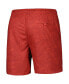 ფოტო #2 პროდუქტის Men's Red Tampa Bay Buccaneers Naples Layered Leaves Swim Shorts