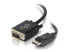 Фото #1 товара C2G 54332 DisplayPort Male to VGA Male Active Adapter Cable, TAA Compliant, Blac