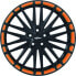 Колесный диск литой Oxigin 19 Oxspoke black foil neon orange 8.5x18 ET45 - LK5/108 ML72.6