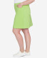 Plus Size Feeling the Lime Solid Skort