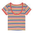 ფოტო #2 პროდუქტის WRANGLER 112350310 Scoop Neck Ringer short sleeve T-shirt