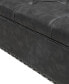 Фото #3 товара Lindsey 36" Tufted Square Wood Frame Cocktail Ottoman