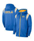 Фото #1 товара Men's Blue UCLA Bruins Sideline Lockup Performance Full-Zip Hoodie Jacket