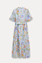 Фото #5 товара Платье из ткани с цветочным принтом — zw collection ZARA