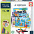 Фото #1 товара EDUCA BORRAS Learning Is Fun The Proportions Board Game