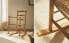 Wooden rocking chair