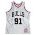 Фото #1 товара Mitchell & Ness 75Th Platinum Scoop Neck Replica Jersey Mens Silver SMJY4758-CB