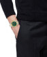 ფოტო #5 პროდუქტის Men's Swiss Greca Time GMT Two-Tone Stainless Steel Bracelet Watch 41mm