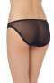 OnGossamer 289063 Intimate Apparel Mesh Low-Rise Bikini Panty, Black, Small