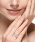 ფოტო #2 პროდუქტის EFFY® Diamond Trio Cluster Ring (1-1/2 ct. t.w.) in 14k White Gold