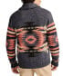 Фото #2 товара Men's Southwestern Shawl-Collar Cardigan Sweater