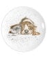 Фото #1 товара Сервировка стола Wrendale Designs тарелка Coupe - Собака и кошкающийся