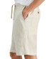 Фото #3 товара Men's Linen 9" Drawstring Shorts, Created for Macy's