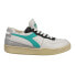 Фото #1 товара Diadora Mi Basket Row Cut Lace Up Mens White Sneakers Casual Shoes 176282-C9596