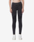 ფოტო #1 პროდუქტის Women's Faux Denim Moto Leggings