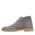 Фото #5 товара Clarks Desert Boot 26169941 Mens Gray Suede Lace Up Chukkas Boots