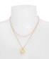 Robert Lee Morris Soho faux Stone Puffy Heart Layered Necklace