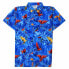 HAPPY BAY Birdie in blue short sleeve shirt