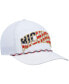 Men's '47 White Michigan Wolverines Stars and Stripes Flag Flutter Hitch Snapback Hat
