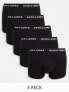 Фото #1 товара Jack & Jones 5 pack trunks in black