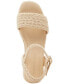 Фото #4 товара Julian-C Platform Raffia Wedge Sandals