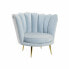 Фото #1 товара Кресло DKD Home Decor Синий Позолоченный Небесный синий Металл Пластик Губка 74 x 78 x 73 cm
