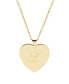 ფოტო #11 პროდუქტის Isabel Initial Heart Gold-Plated Pendant Necklace