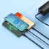 Фото #9 товара 3w1 Kabel przewód do szybkiego ładowania USB-A do USB-C microUSB Lightning 66W 480Mb/s 1.2m niebieski