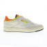 Фото #1 товара Reebok Club C 85 Smiley Mens White Leather Lifestyle Sneakers Shoes 13