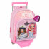Фото #1 товара Школьный рюкзак с колесиками Na!Na!Na! Surprise Sparkles Розовый (28 x 34 x 10 cm)