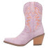 Фото #3 товара Dingo Y'all Need Dolly Embroidery Snip Toe Cowboy Womens Purple Casual Boots DI