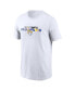 Men's White Los Angeles Rams 2021 NFC Champions Roster T-shirt