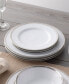 Whiteridge Platinum Set Of 4 Dinner Plates, 10-1/2"