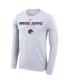 ფოტო #3 პროდუქტის Men's White Boise State Broncos 2023 On Court Bench Long Sleeve T-shirt