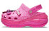 Фото #1 товара Barbie/芭比 × Crocs卡骆驰 字符 洞洞鞋 女款 粉色 / Тапочки Crocs Barbie 209244-6QQ