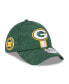 ფოტო #3 პროდუქტის Men's Green Green Bay Packers 2024 Sideline 39THIRTY Flex Hat