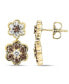 Chocolate Diamond® & Vanilla Diamond® (7/8 ct. t.w.) Drop Earrings in 14k Rose, Yellow or White Gold