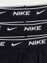 Nike 3 pack of trunks in black