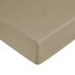Fitted bottom sheet Decolores Liso Brown 140 x 200 cm