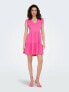 Фото #3 товара Dámské šaty ONLMAY Regular Fit 15226992 Shocking Pink