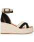 Фото #2 товара Women's Naomi Ankle-Strap Espadrille Wedge Sandals