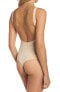 Фото #3 товара Magic Bodyfashion 177608 Womens Low Back Thong Shaping Bodysuit Latte Size Large