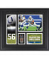 Фото #1 товара Quenton Nelson Indianapolis Colts Framed 15" x 17" Player Collage with a Piece of Game-Used Ball