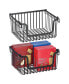 Фото #1 товара Stackable Food Organizer Storage Basket, Open Front - 2 Pack