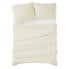 Фото #3 товара Twin/Twin XL Heritage Solid Quilt Set Ivory - Cannon